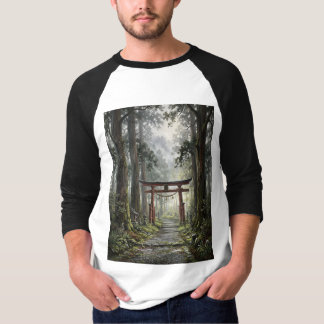 T-shirt Mystical forest and torii gate that symbolizes it