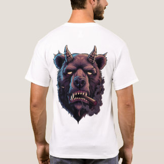T-shirt Mystical Horned Bear