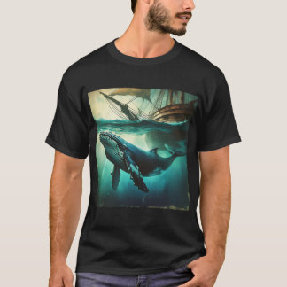 T-shirt Mystique de la baleine de rêve.