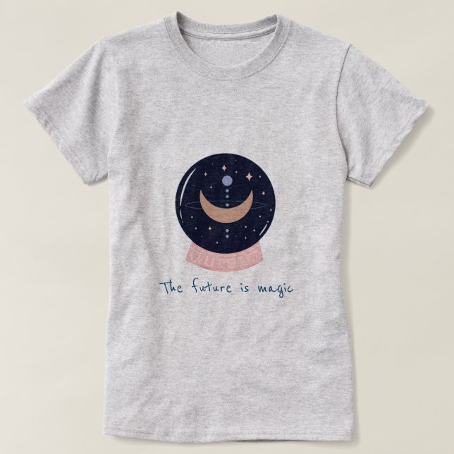 T-shirt Mystique de la boule de cristal (Design devant)