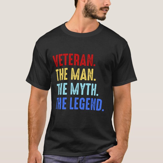 T-shirt Mythe de l'ancien combattant légende Don aux ancie (Devant)