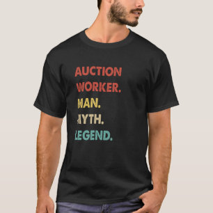T-shirt Mythe de l'homme de la vente aux enchères Légende