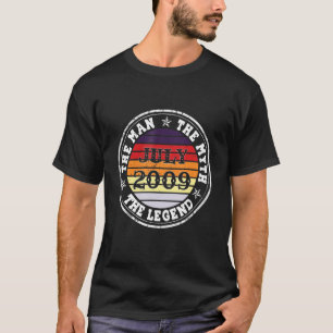 T-shirt Mythe de l'Homme Homme Légende Juillet 2009 13e an