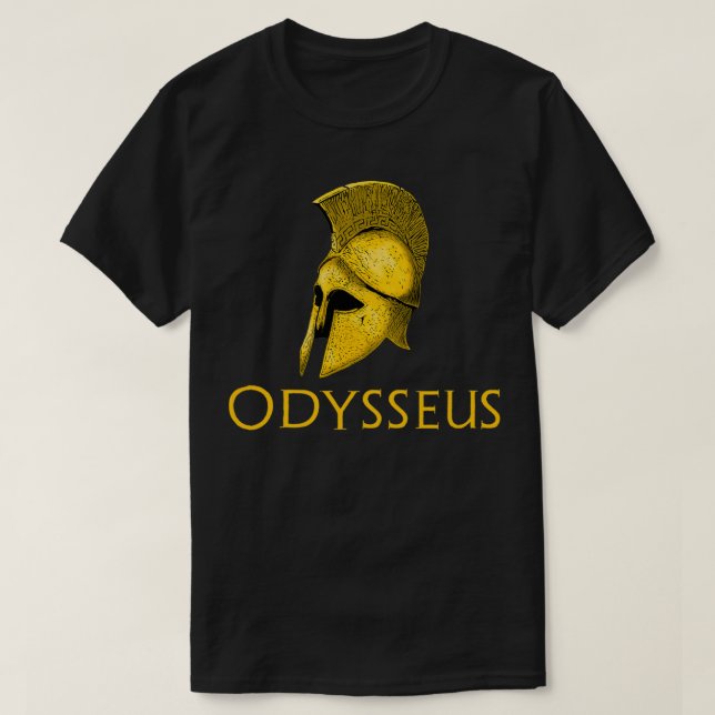 T-shirt Mythe Epique Grec Ancien Odysseus Trojan Guerre Le (Design devant)