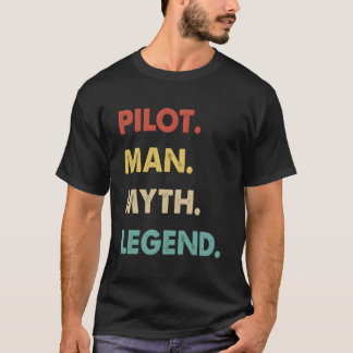 T-shirt Mythe et légende de l'homme pilote