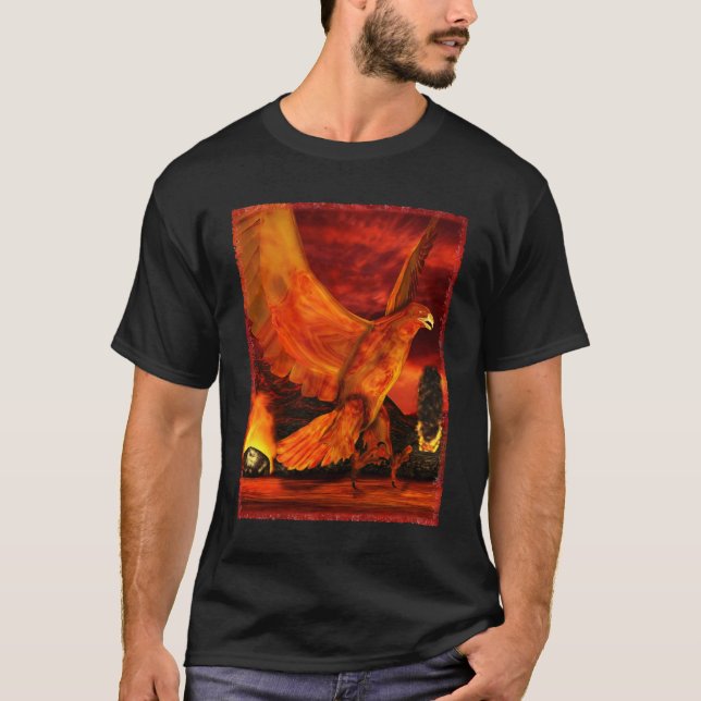 T-shirt Mythe série 3 Phoenix Fire (Devant)