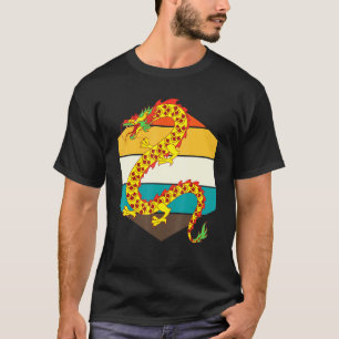 T-shirt Mythique Asiatique Imaginaire animal Créature Retr