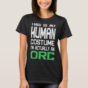 T-shirt Mythologie Créature Orc Rpg Imaginaire Folk Costum
