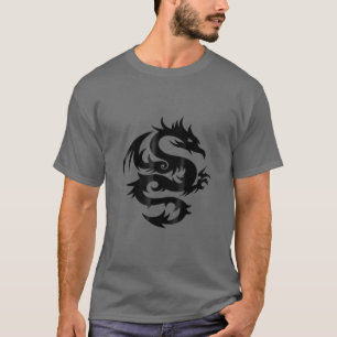 T-shirt Mythologie du dragon tribal Créature Tattoo Reptil