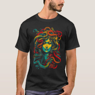 T-shirt Mythologie grecque antique Medusa