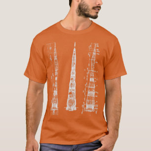 T-shirt N1 Rocket Union soviétique lanceur véhicule1