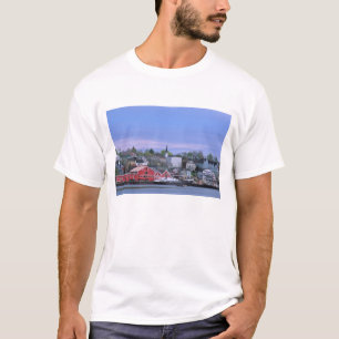 T-shirt N.A. Canada, Nouvelle-Écosse. Une vue sur Lunenbu