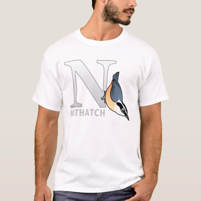 T-shirt N est pour la sittelle (Devant)