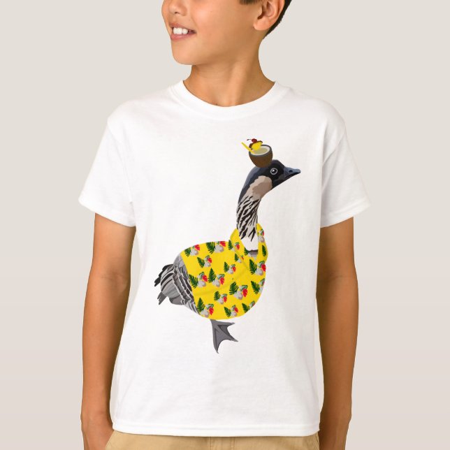 T-shirt N est pour Nene Goose (Devant)