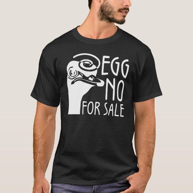 T-shirt N° oeuf à vendre Casquette (Devant)