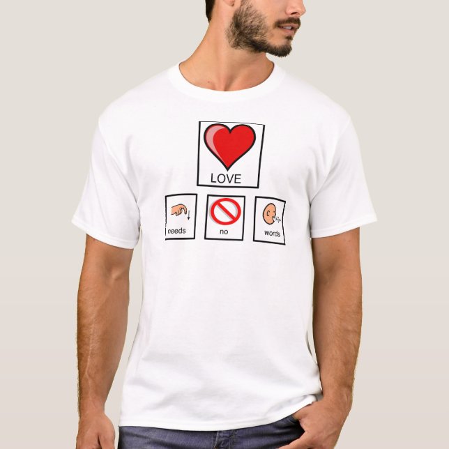 T-shirt N'a besoin d'aucun mot (Devant)