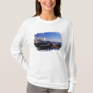 T-shirt NA, États-Unis, Maine. Phare de Portland Head.