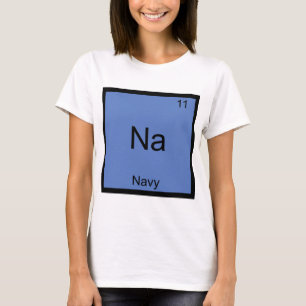 T-shirt Na - Tee-shirt symbole d'élément de chimie militai