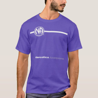 T-shirt NA Texte de base Narcotiques Cadeau anonyme
