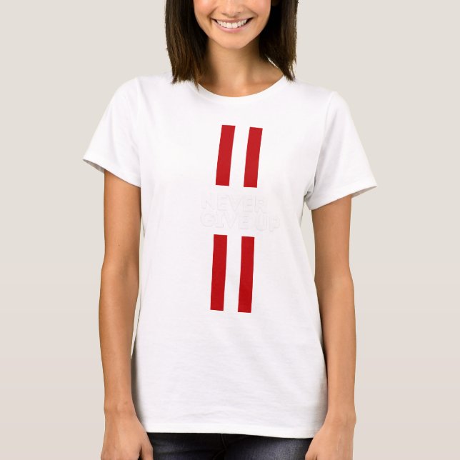 T-shirt N'abandonne jamais (Devant)