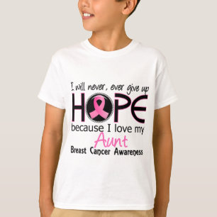 T-shirt N'abandonnera jamais la tante cancer du sein