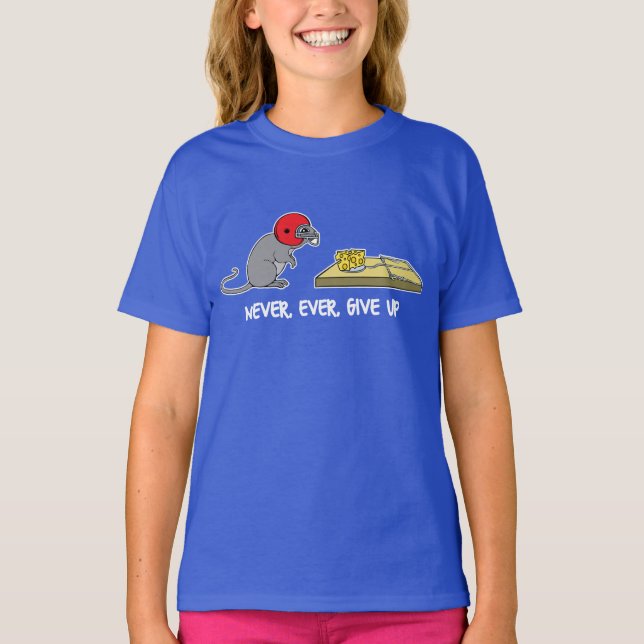 T-shirt N'abandonnez jamais (Devant)