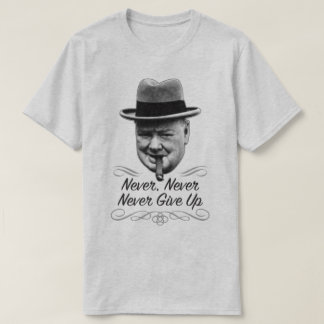T-shirt N'abandonnez jamais à Winston la pièce en t de