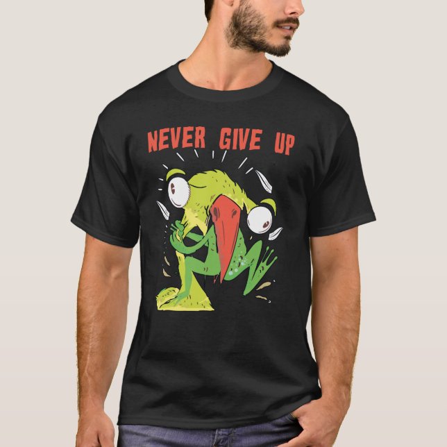 T-shirt N'Abandonnez Jamais Les Oiseaux Et La Grenouille (Devant)