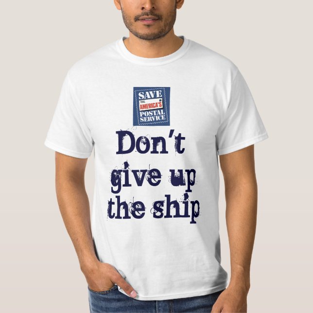 T-shirt N'abandonnez pas le bateau (Devant)
