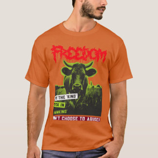 T-shirt N'Abusez Pas Choisissez cruelty free animal crue v