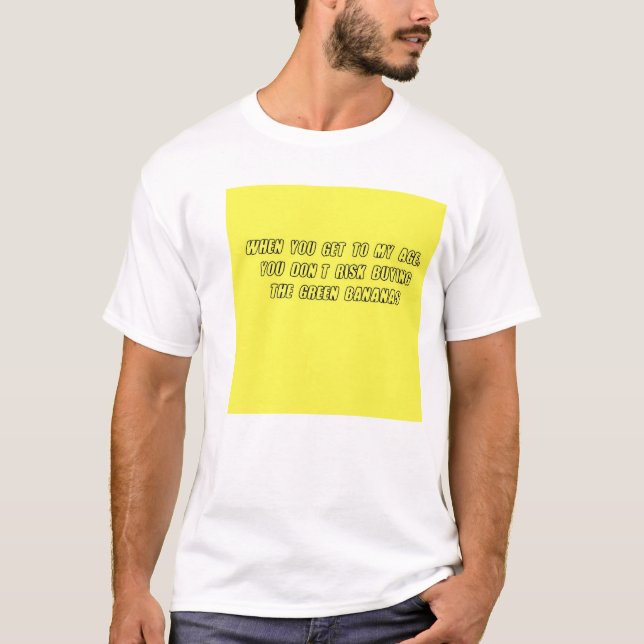 T-shirt N'achetez pas les bananes vertes (Devant)