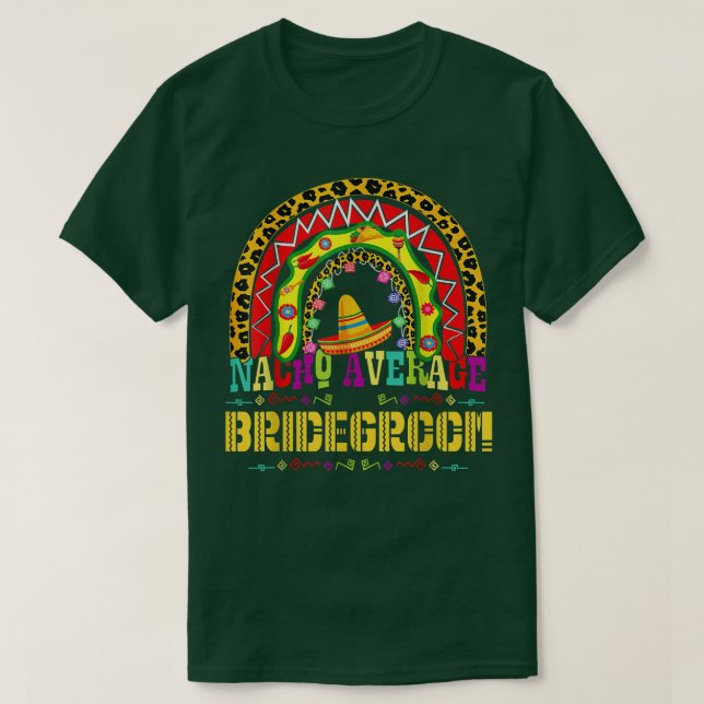 T-shirt Nacho Épouse Moyenne Cinco De Mayo Rainbow Mei (Design devant)