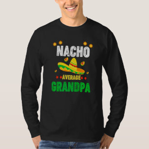T-shirt Nacho Grand-père Moyen Avocat Cin Sombrero Mexicai