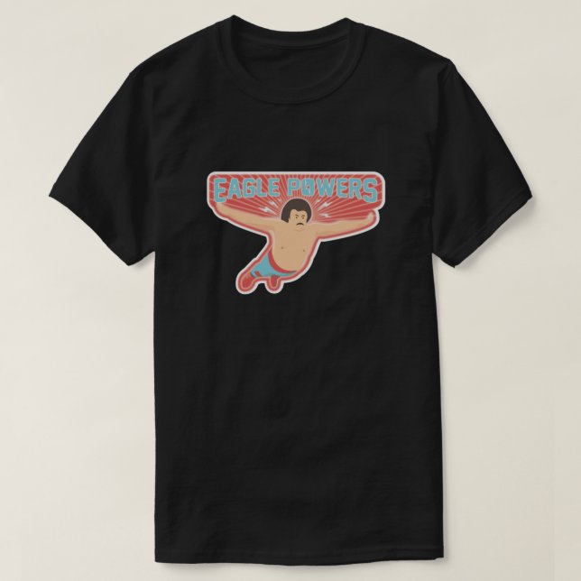T-shirt Nacho Libre Eagle Powers classiques (Design devant)