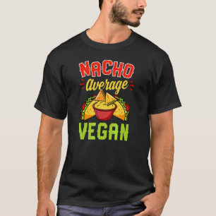 T-shirt Nacho Moyen Végétalien Fier Herbivore à Base de Pl