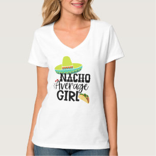 T-shirt Nacho Moyenne Anniversaire Fille - Cinco De Mayo F