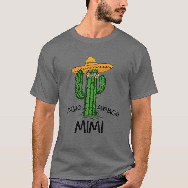 T-shirt Nacho Moyenne Mimi| Funny Grandma Cinco De Mayo Wi (Devant)