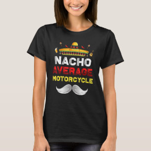 T-shirt Nacho Moyenne Motorcycle Gnome Funny Cinco De Mayo