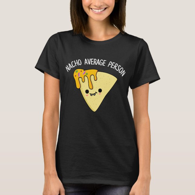 T-shirt Nacho Personne moyenne Funky Food Pun Dark BG (Devant)