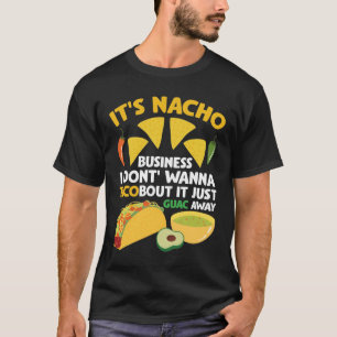 T-shirt Nacho Taco Guacamole Dip Restauration rapide Cinco