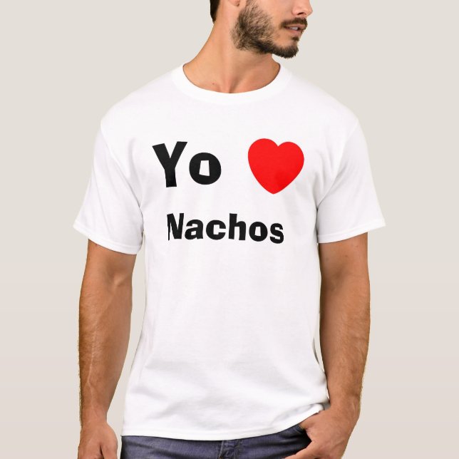 T-shirt Nachos de coeur de Yo (Devant)