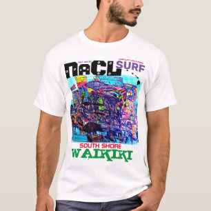T-shirt NaCL SURF SUD SHORE WAIKIKI