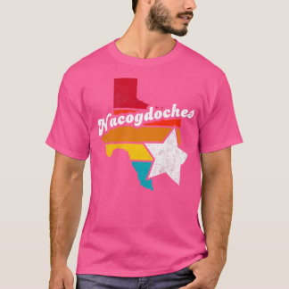 T-shirt Nacogdoches Texas Vintage Souvenir désorganisé 2