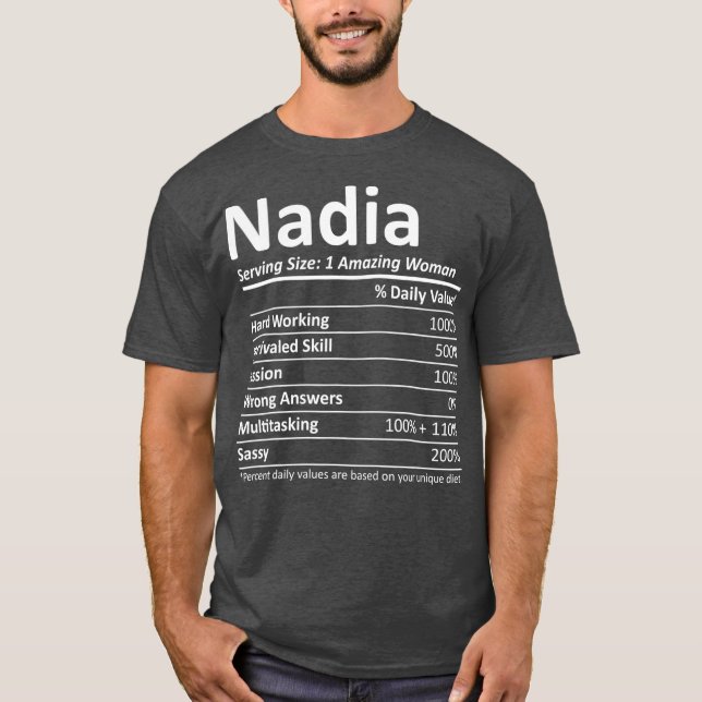 T-shirt NADIA Nutrition (Devant)