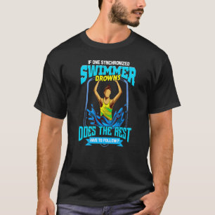 T-shirt Nage artistique Synchro Nage Noyons Équipe de nata