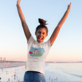 T-shirt Nage en plein air nageurs de mer