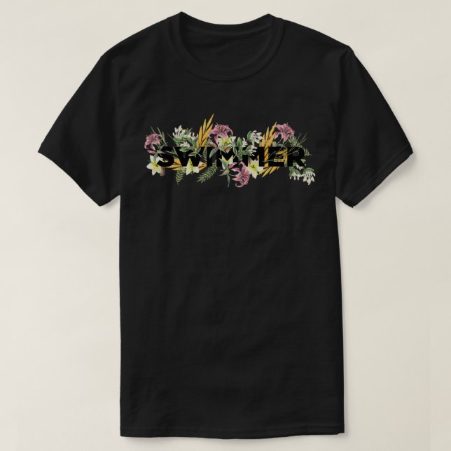 T-shirt Nage floral (Design devant)