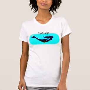 T-shirt Nage sous-marine de sirène