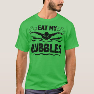 T-shirt Nager Mange Mes Bulles Nager