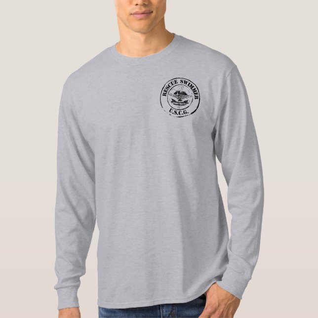 T-shirt Nageur de délivrance (grunge) (Devant)